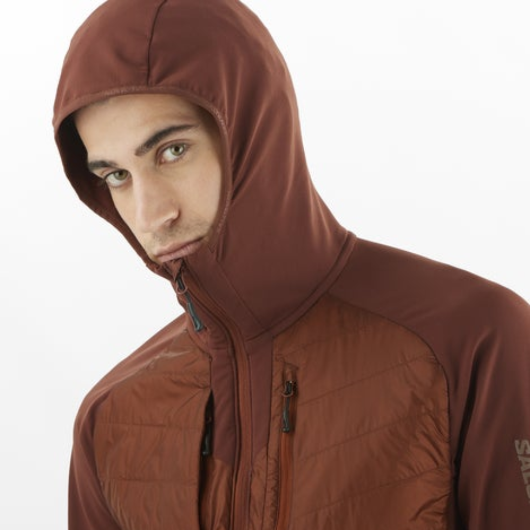 Salomon Men's Elixir Hybrid HD Insulated Hooded Jacket (LC2291600)