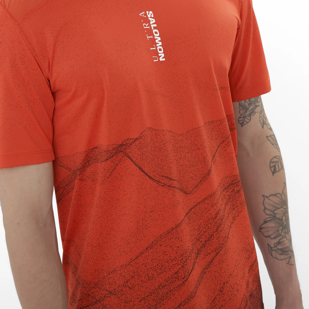 Salomon Men's S/Lab Ultra Tee AOP (LC2449700)