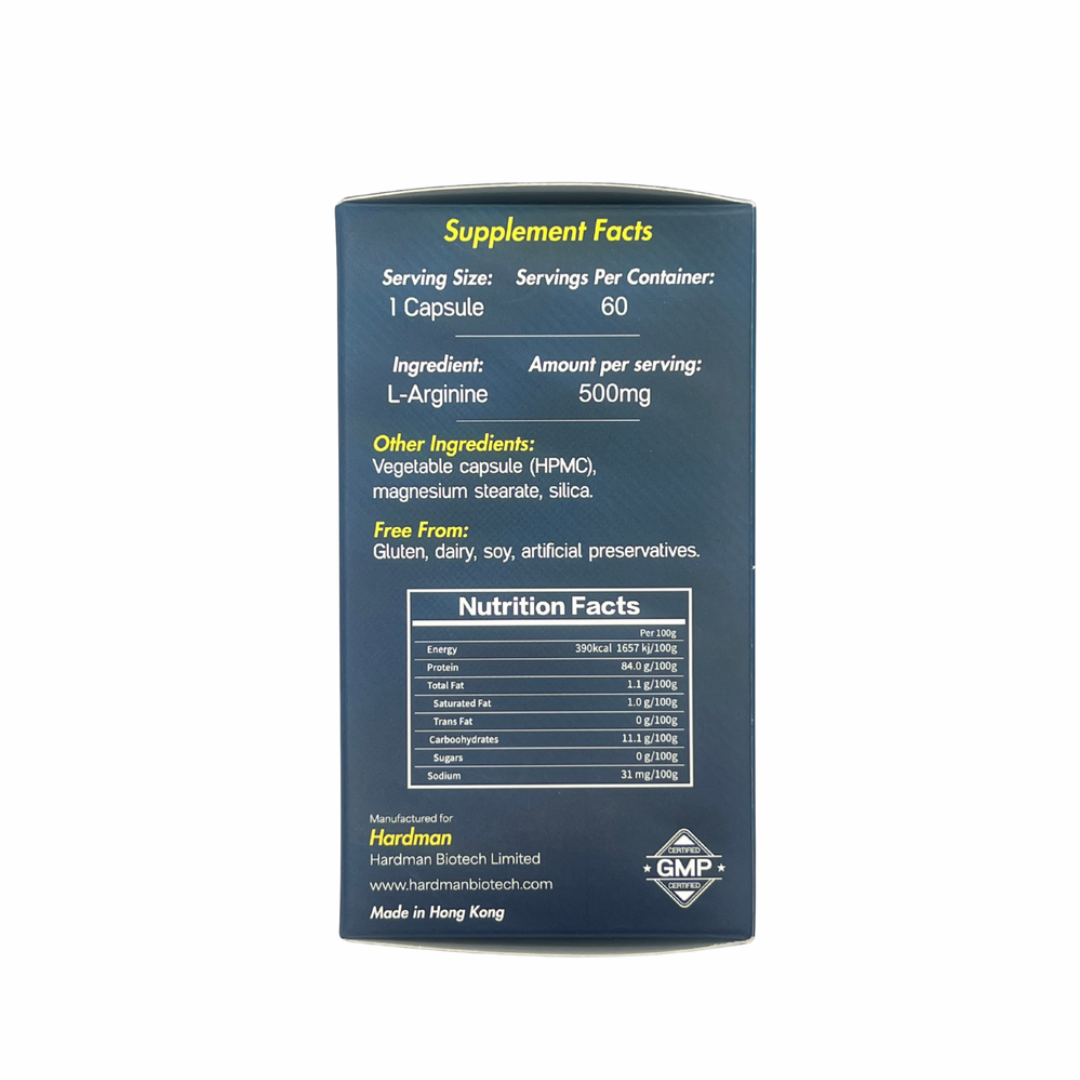 Lishen Hardman Energy King 60 Capsules (L-Arginine)