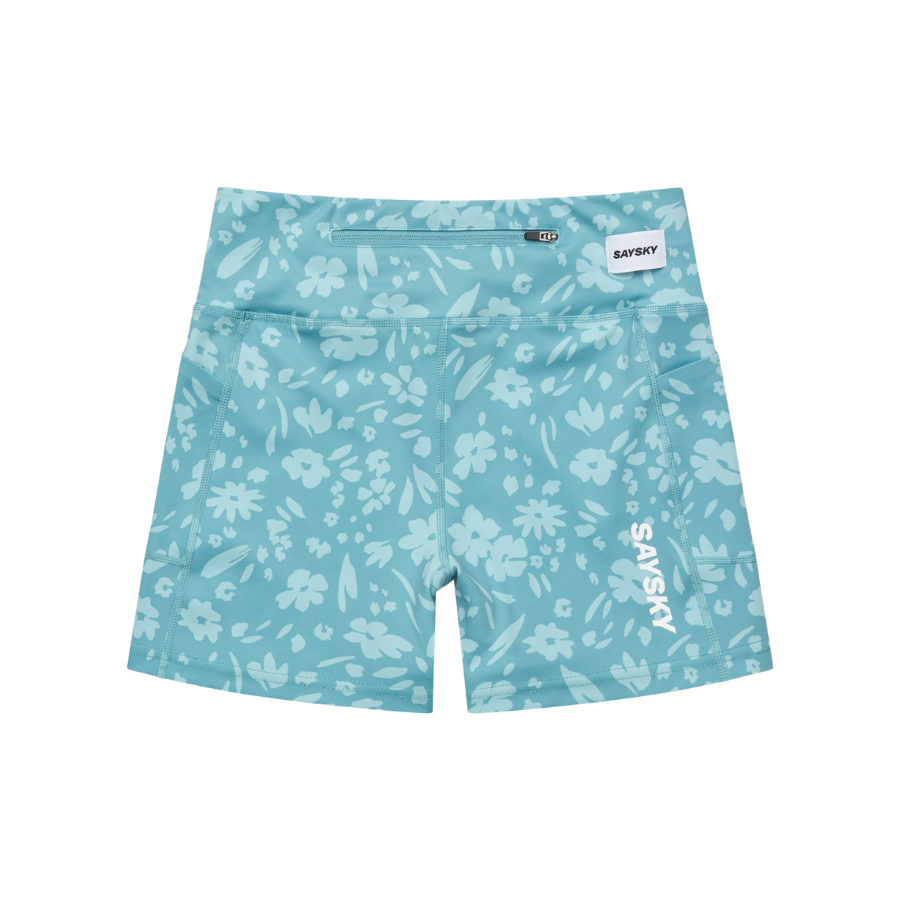 SAYSKY Women's Flower Combat+ Short Tights 4"