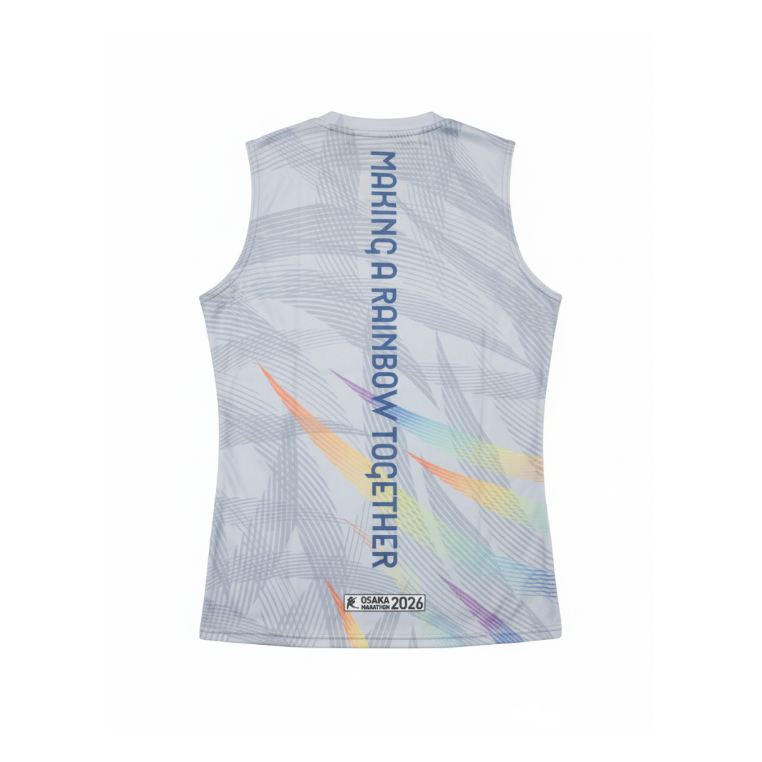 Mizuno Unisex's Osaka Marathon Expo Tank Top