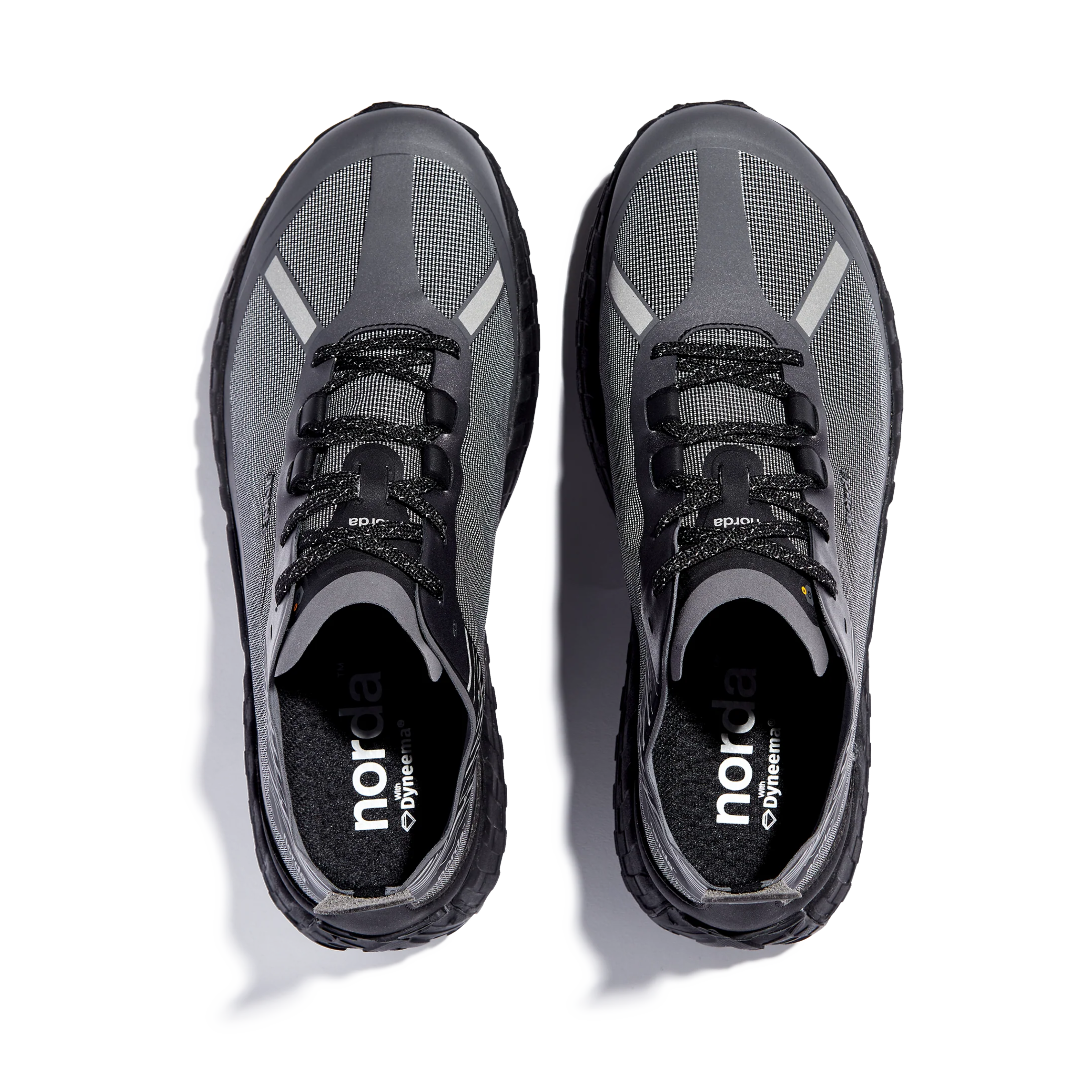 Norda Men's 001 G+ Spikes Trail Running Shoes (Black)