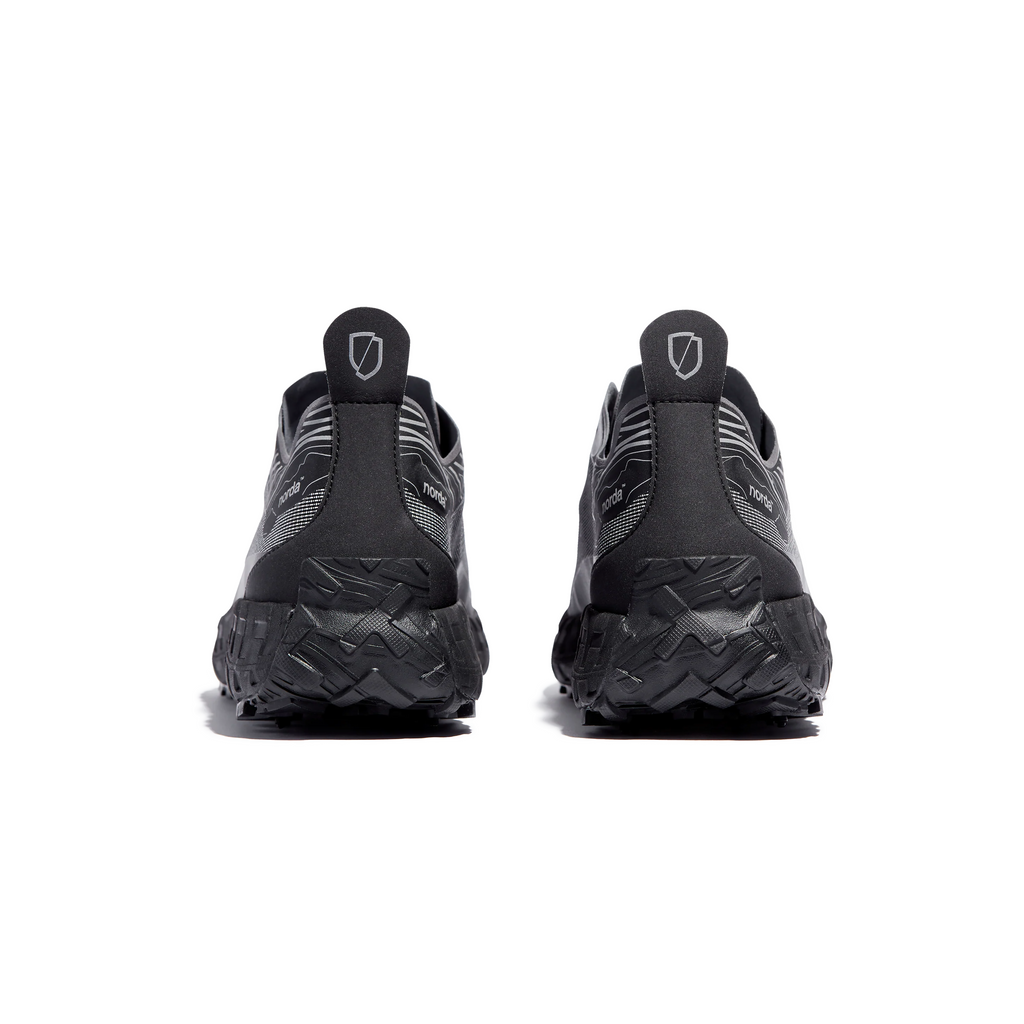 Norda Men's 001 G+ Spikes Trail Running Shoes (Black)