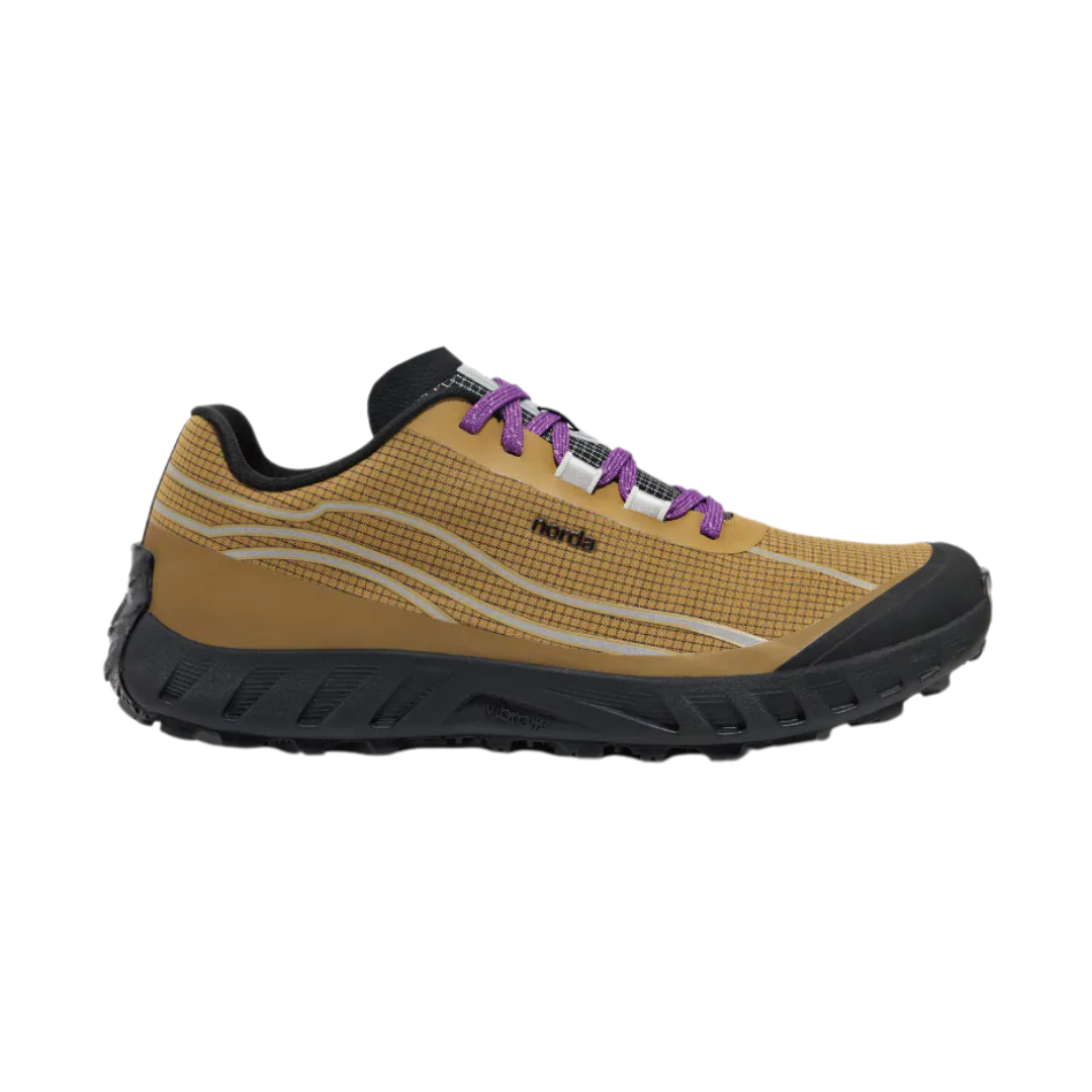 Norda Women's 002 Trail Running Shoes (Oak & Amaranth)