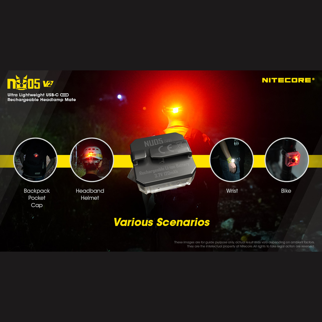 Nitecore NU05 V2 Kit Headlamp
