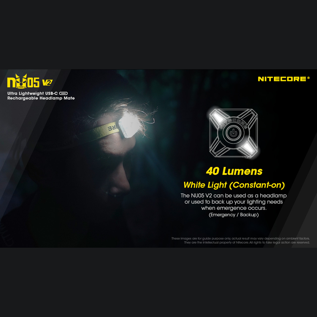 Nitecore NU05 V2 Kit Headlamp