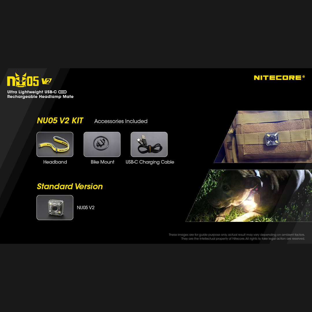 Nitecore NU05 V2 Kit Headlamp
