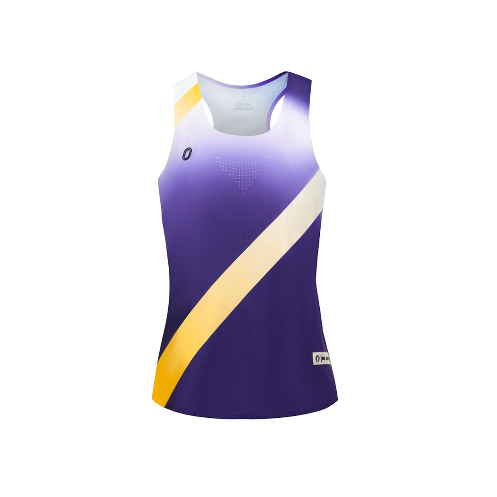One Running Women's Victory Speed Tech Singlet (Obsidian)