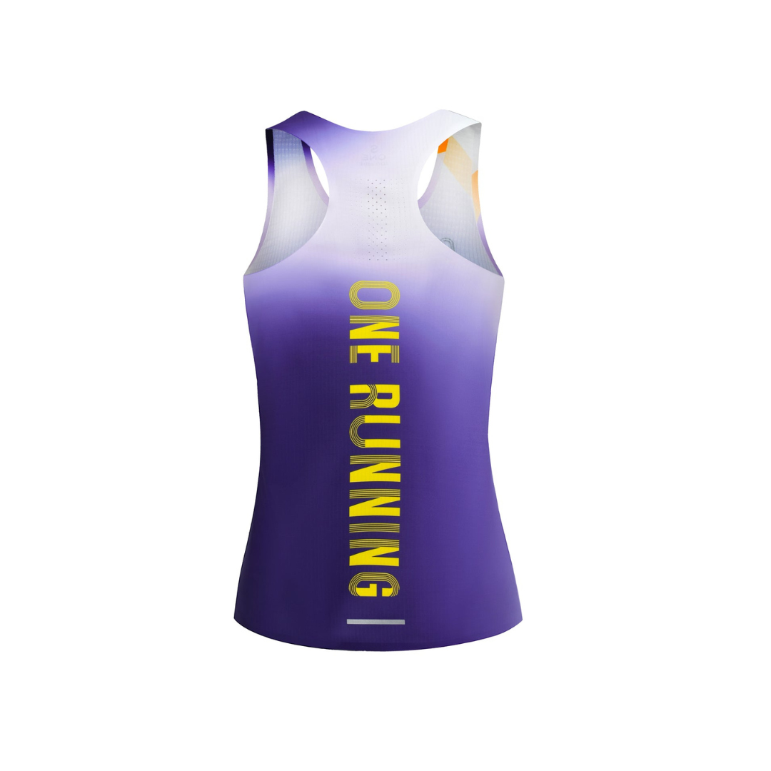 One Running Women's Victory Speed Tech Singlet (Obsidian)