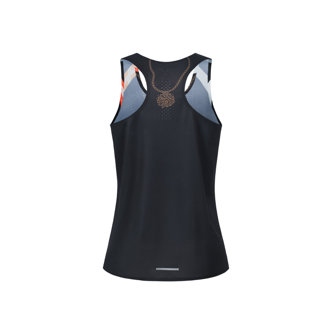 One Running Women's Victory Speed Tech Singlet OR X Uppervoid - 24k