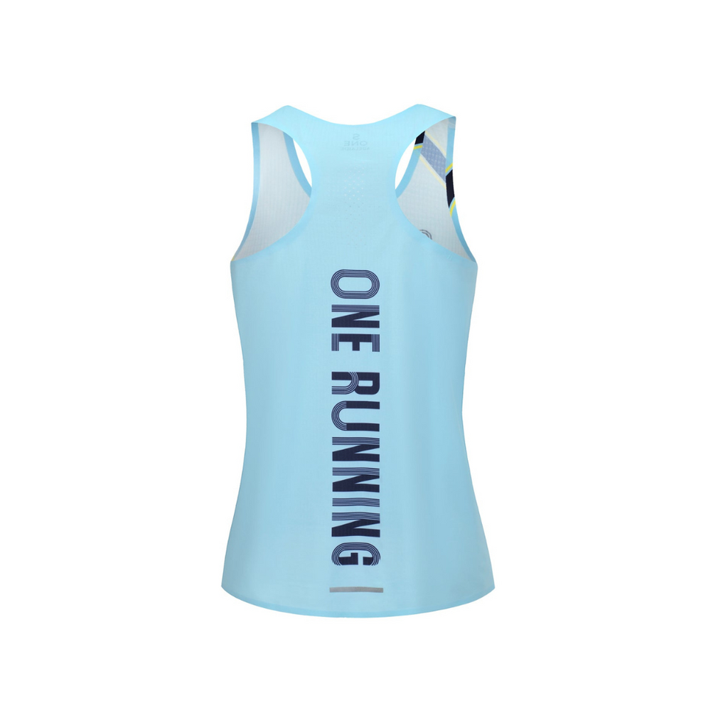 One Running Women's Victory Speed Tech Singlet (Sky)