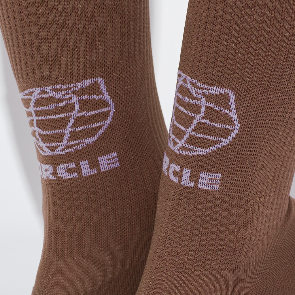 CIRCLE Speedy High Planet running socks