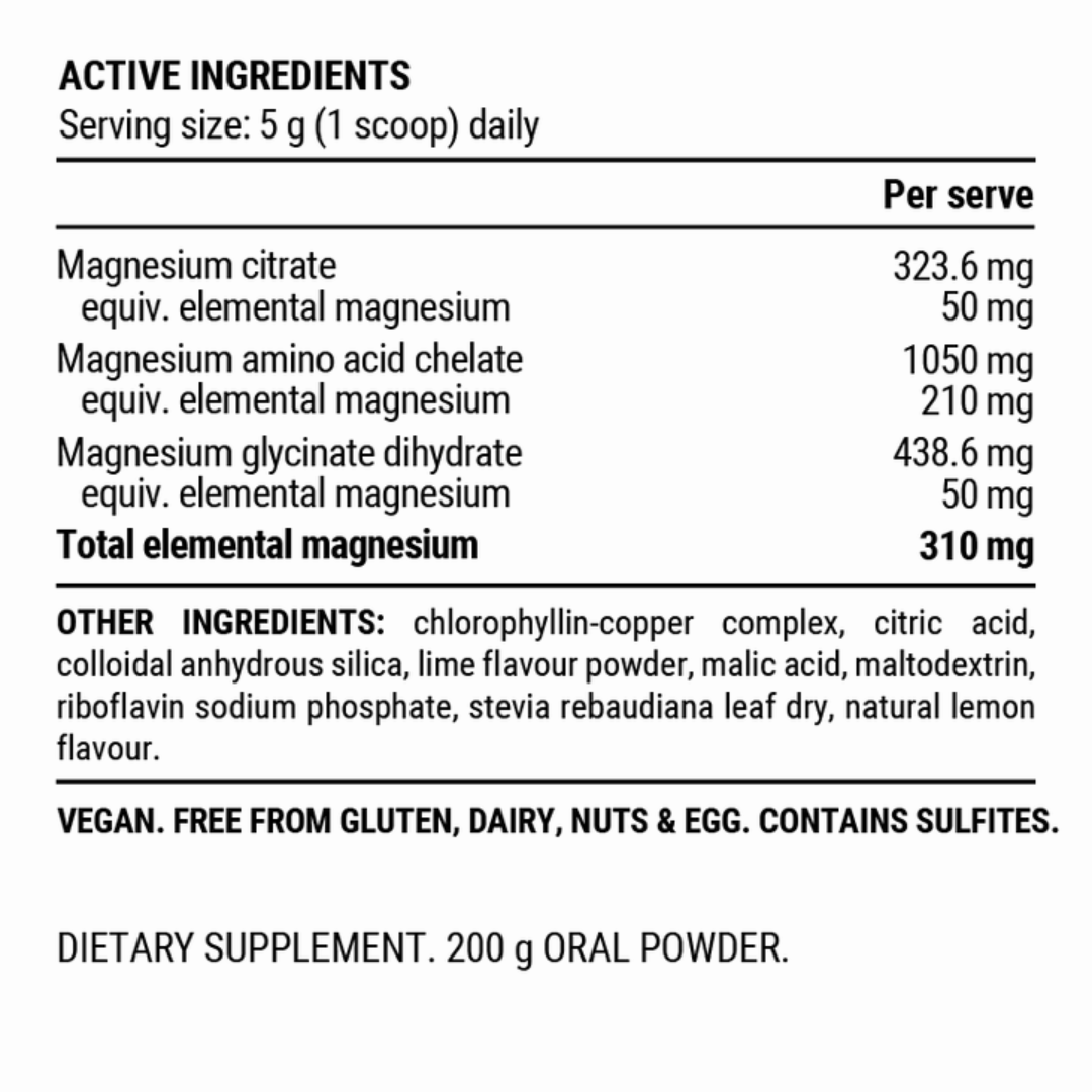 Pillar Triple Magnesium Professional Recovery Powder (JAR)