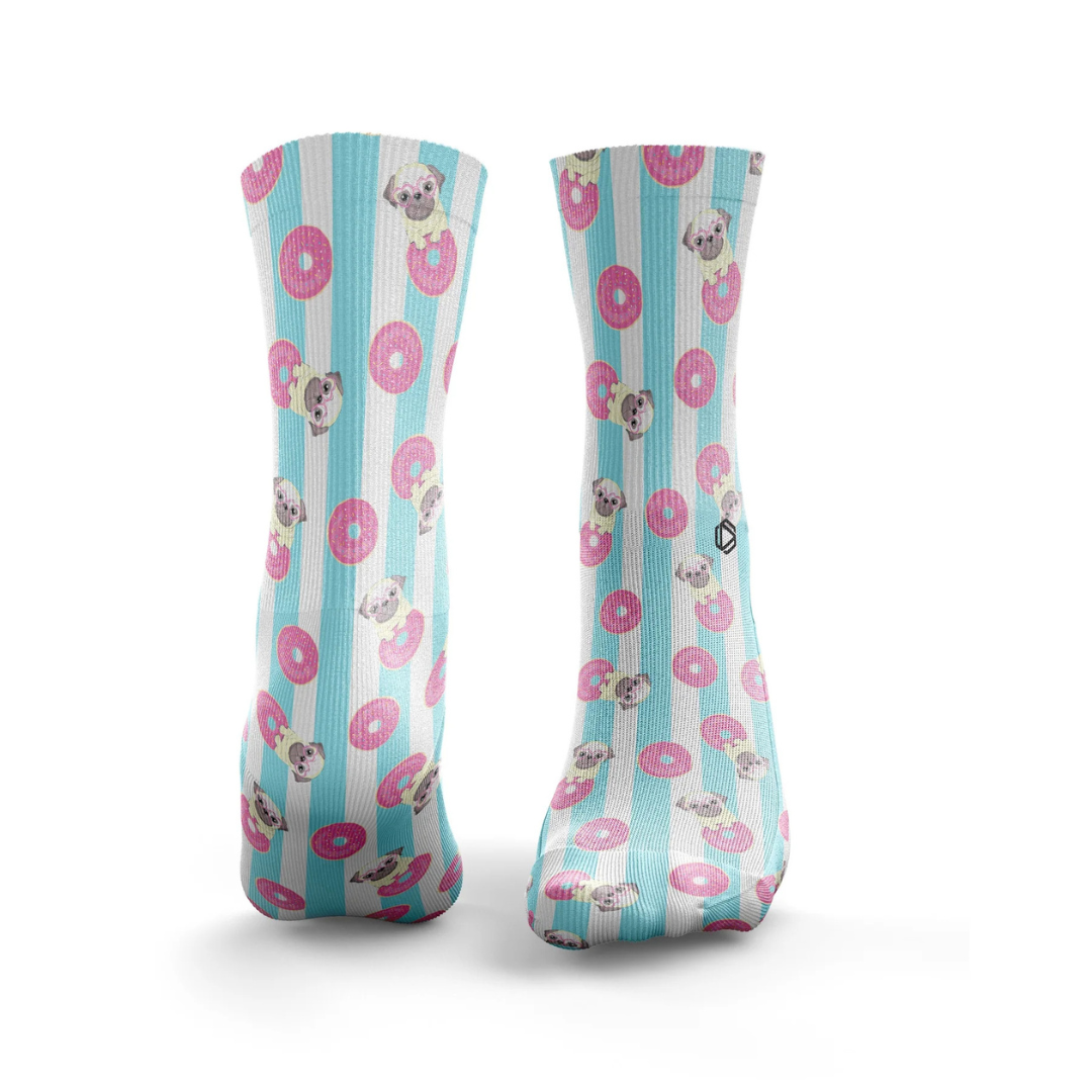 HEXXEE Men's Pug Life Running Socks
