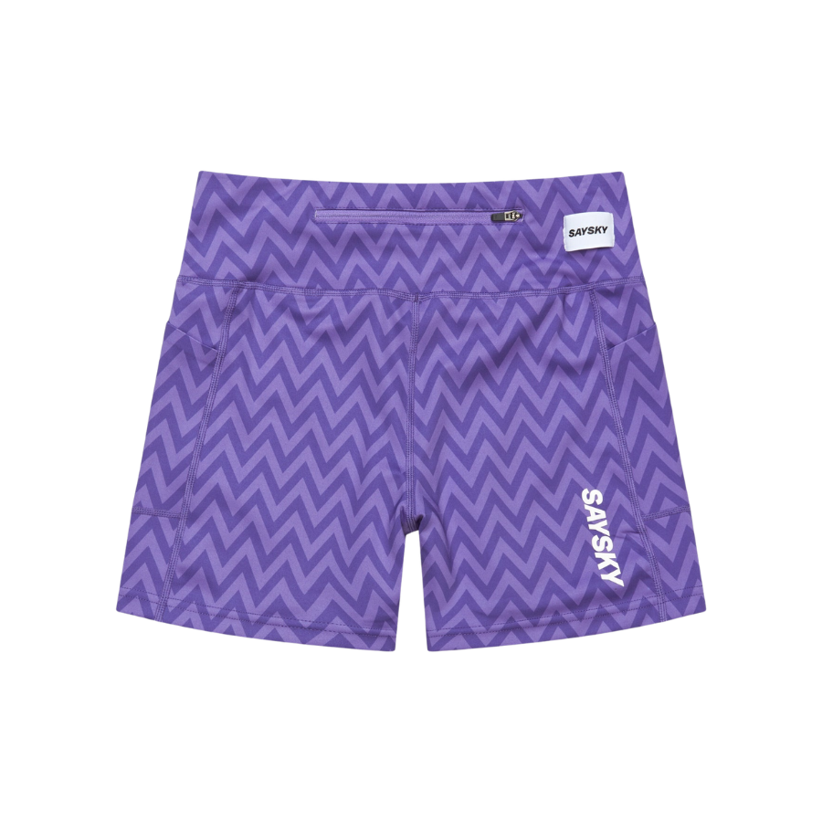 SAYSKY Women's Zig Zag Combat+ Short Tights 4"