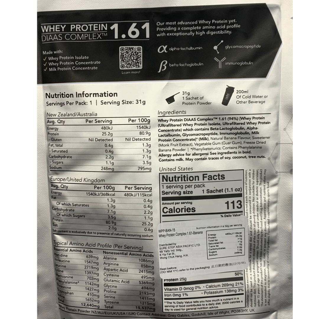 RADIX Whey Protein Complex 1.61 Single Serves