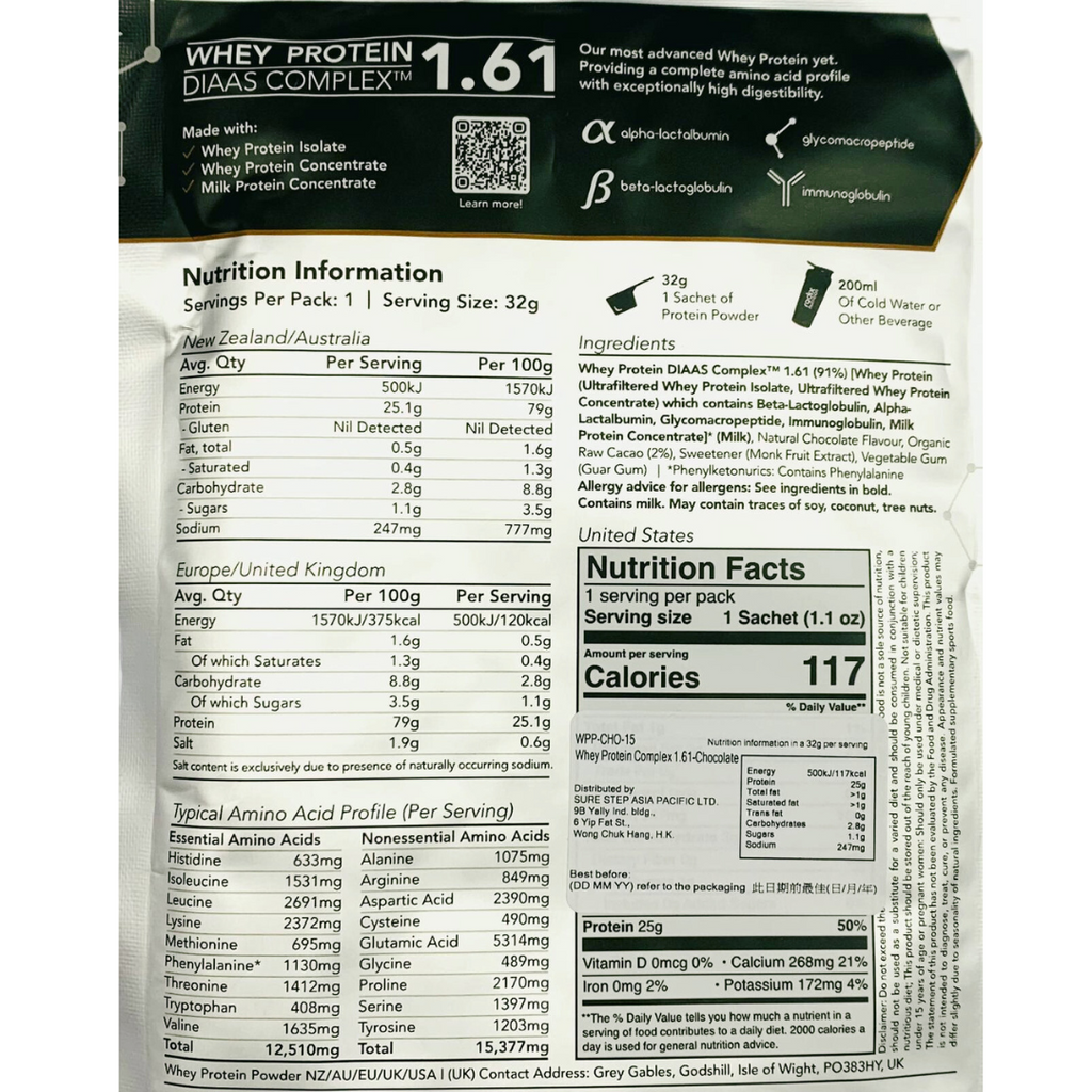RADIX Whey Protein Complex 1.61 Single Serves