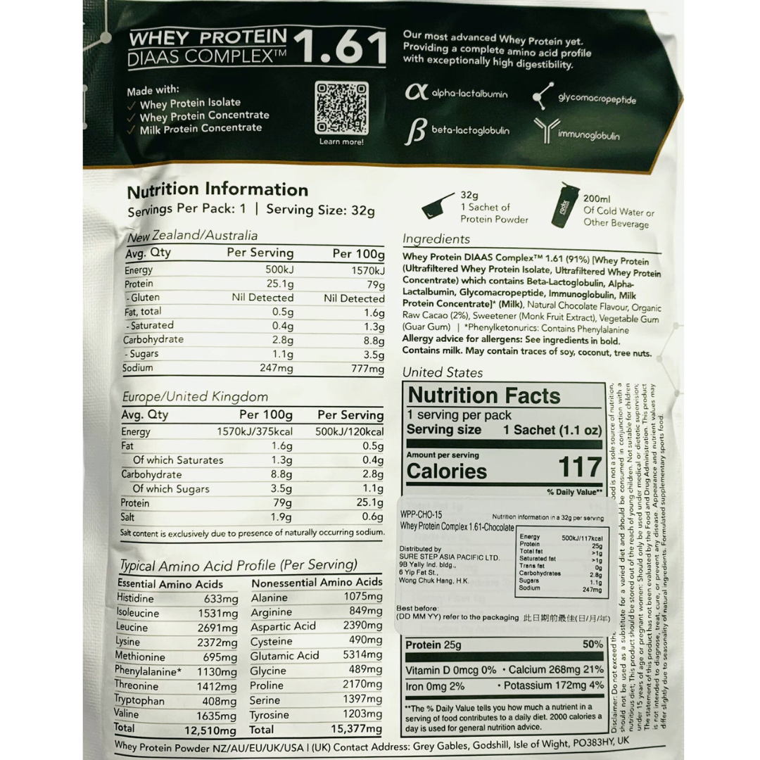 RADIX Whey Protein Complex 1.61 Single Serves