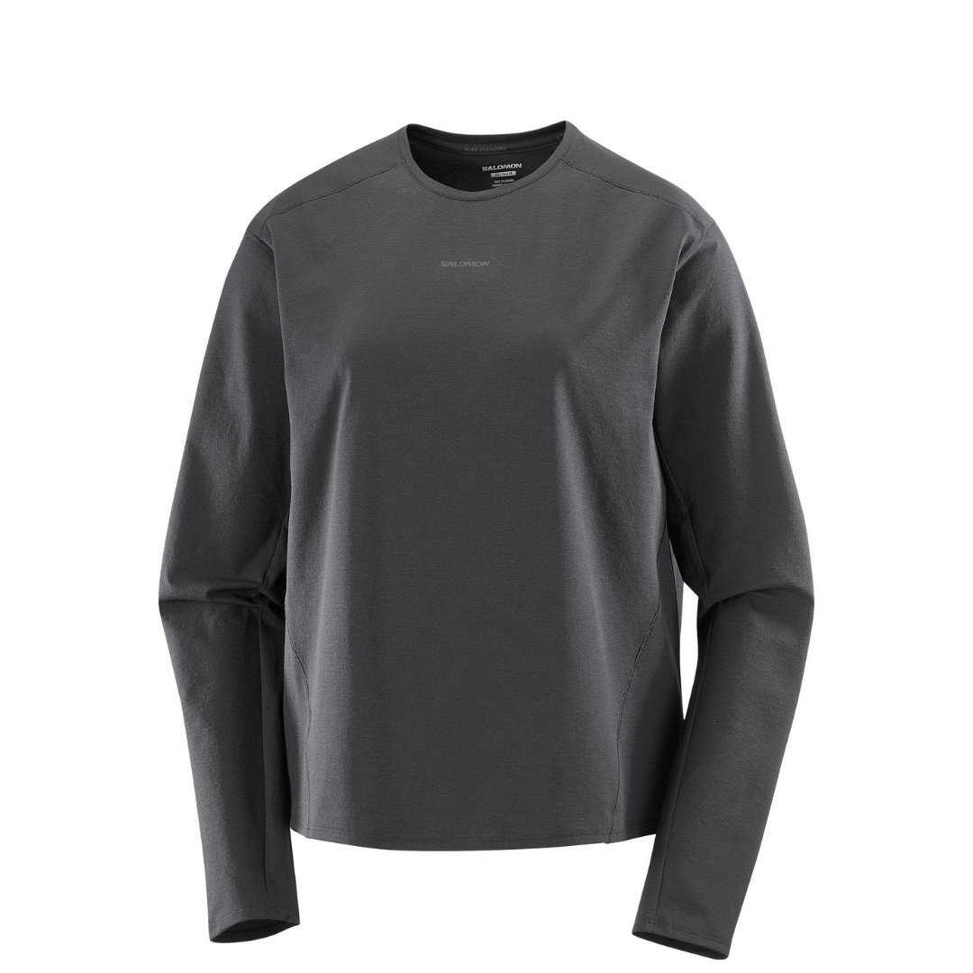 Salomon Women's Trackline Long Sleeve T-shirt （LC2650100）