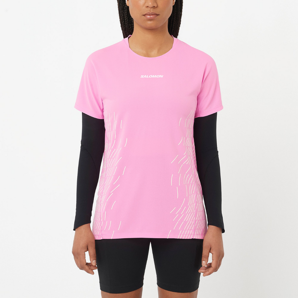 Salomon Women's Sense Aero SS Tee GFX (LC2699000)
