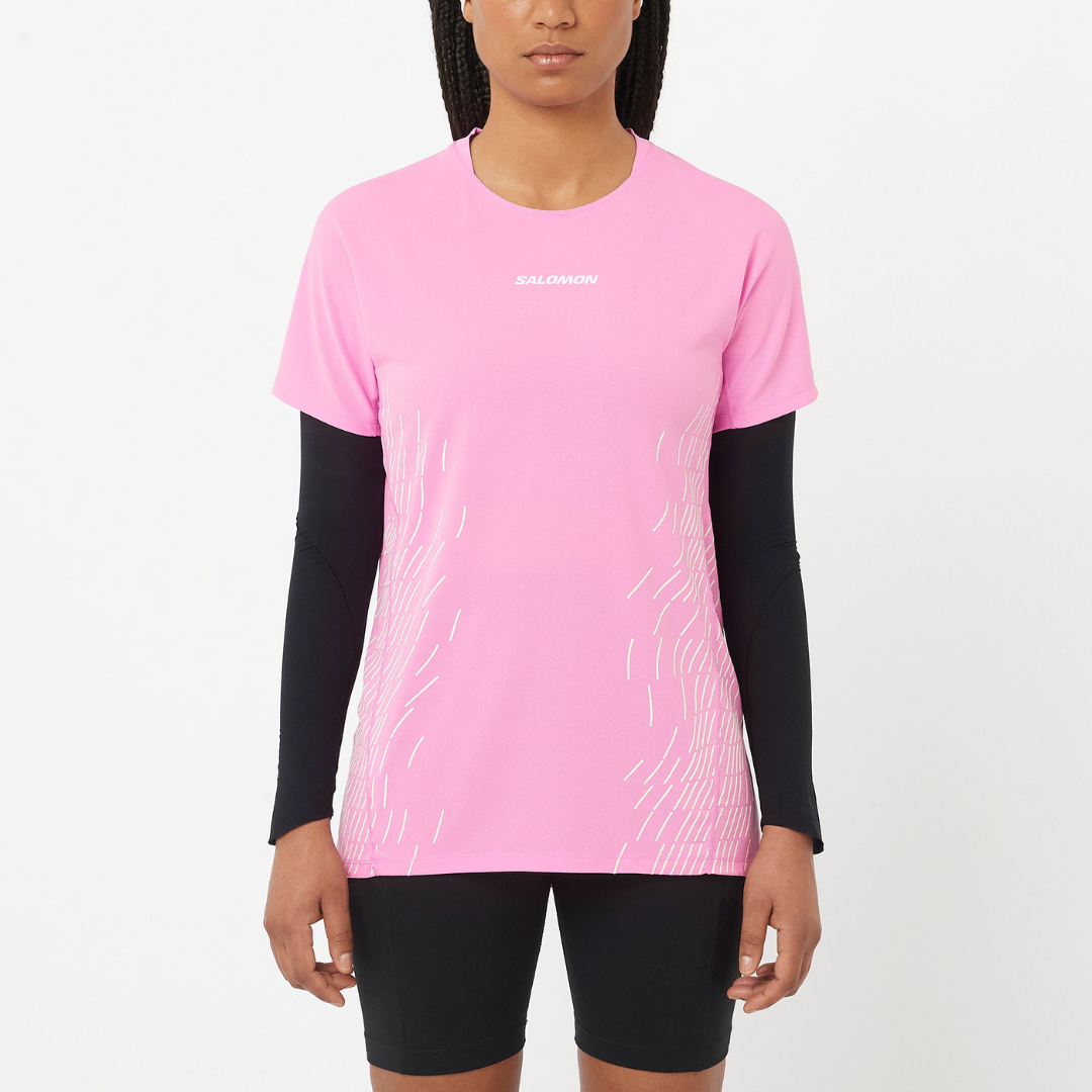 Salomon Women's Sense Aero SS Tee GFX (LC2699000)