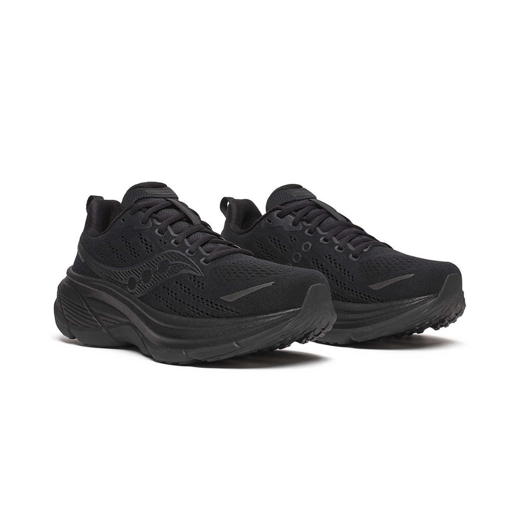 Saucony Men's Hurricane 25 Road Running Shoes (Triple Black)