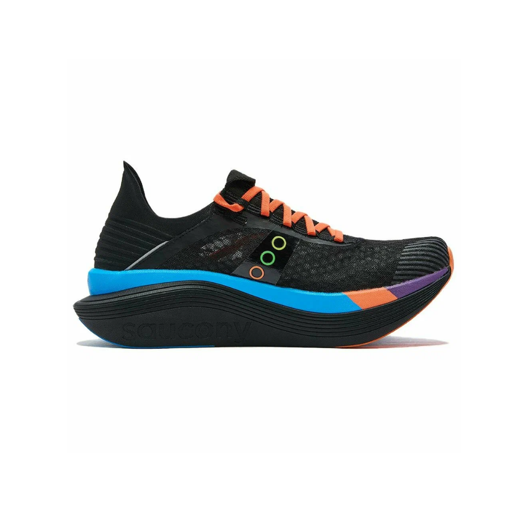 Saucony Unisex's Endorphin Elite 2 Road Running Shoes (Black/ Vizi)
