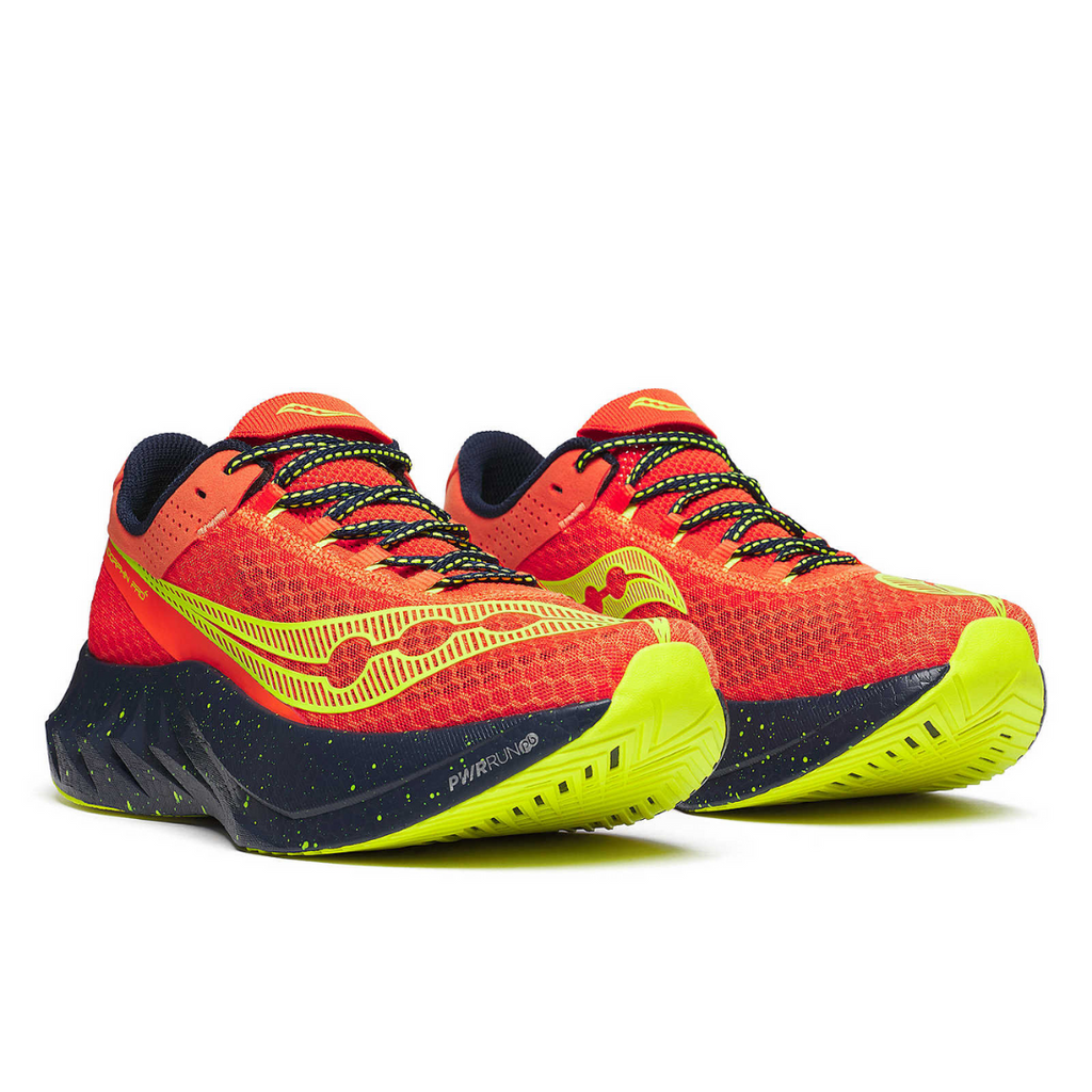 Saucony Men's Endorphin Pro 4 Road Running Shoes (Pepper/ Navy)