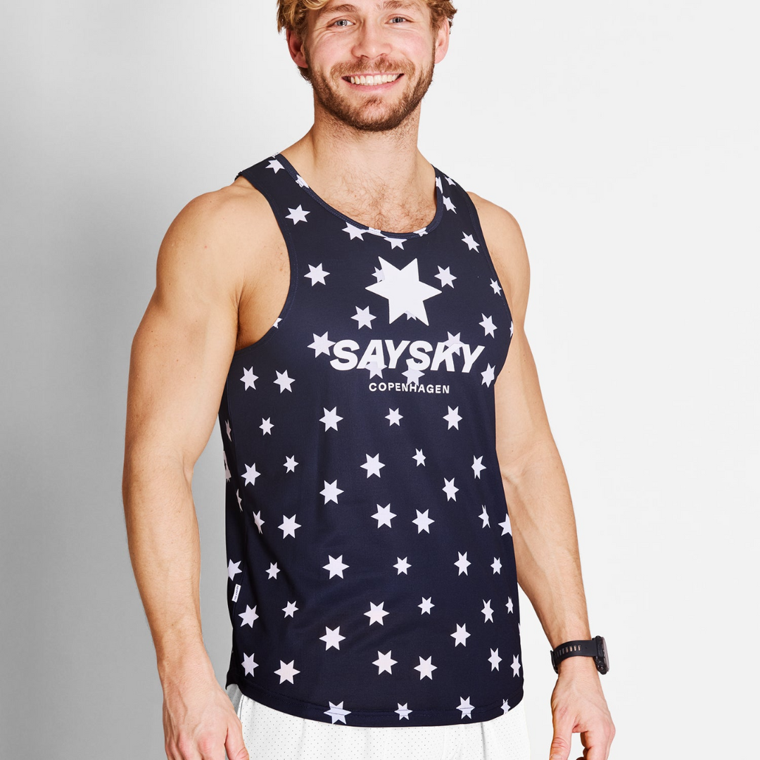 SAYSKY Men's Star Combat Singlet
