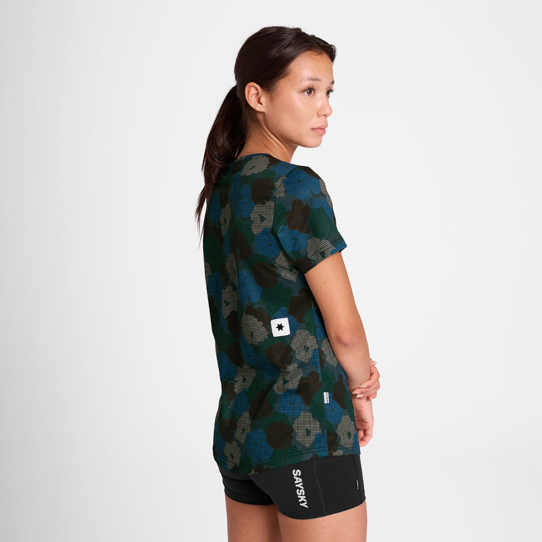 SAYSKY Women's Flower Combat T-shirt