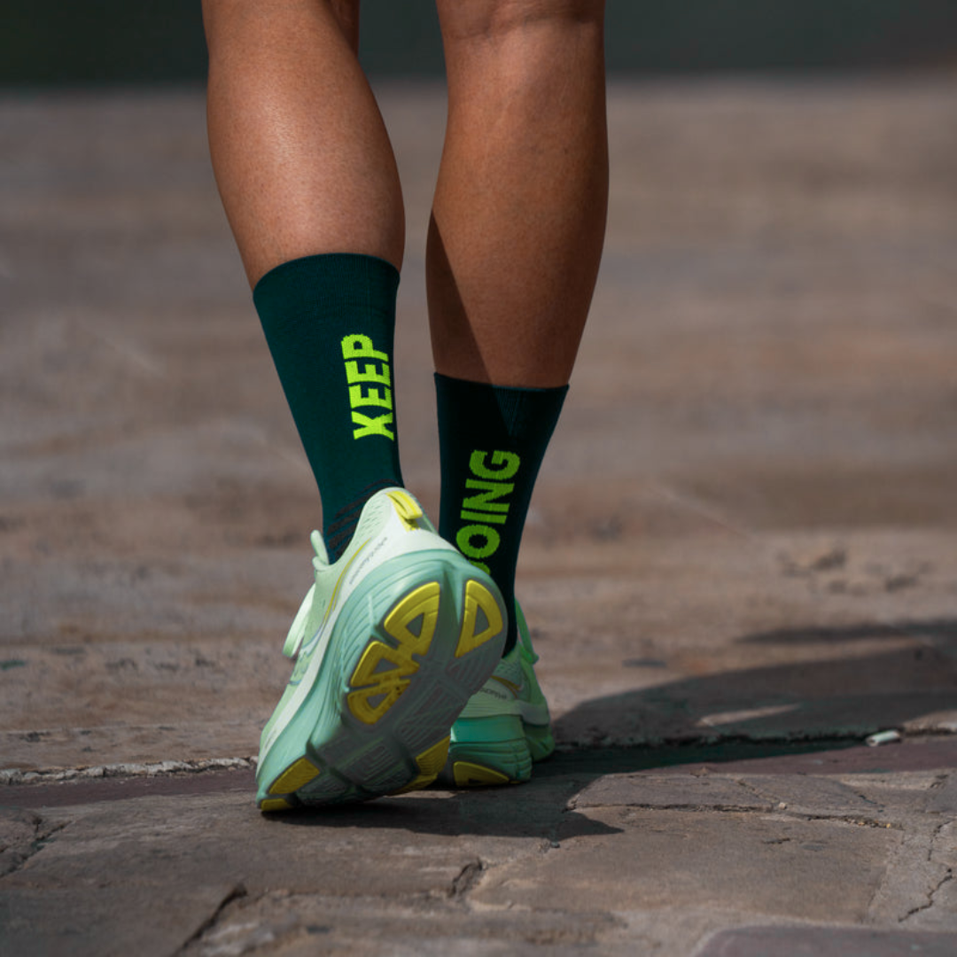Sporcks Keep Going Green Running Socks