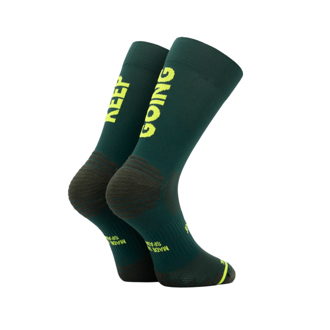 Sporcks Keep Going Green Running Socks
