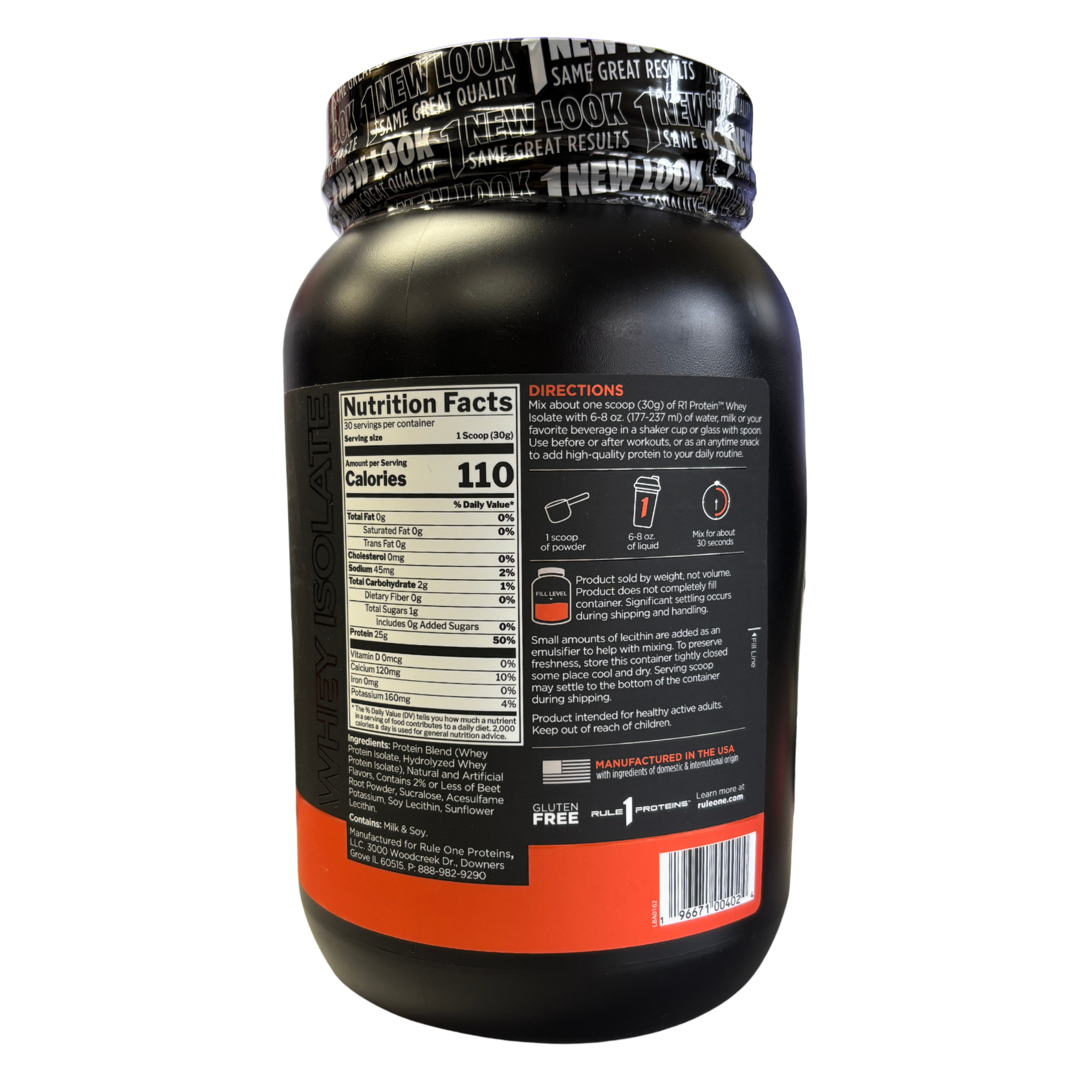 R1 Protein Whey Isolate (30 Servings)