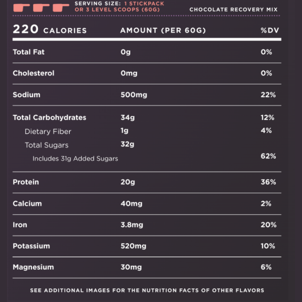 Tailwind Rebuild Recovery Mix (20 Servings Bag)