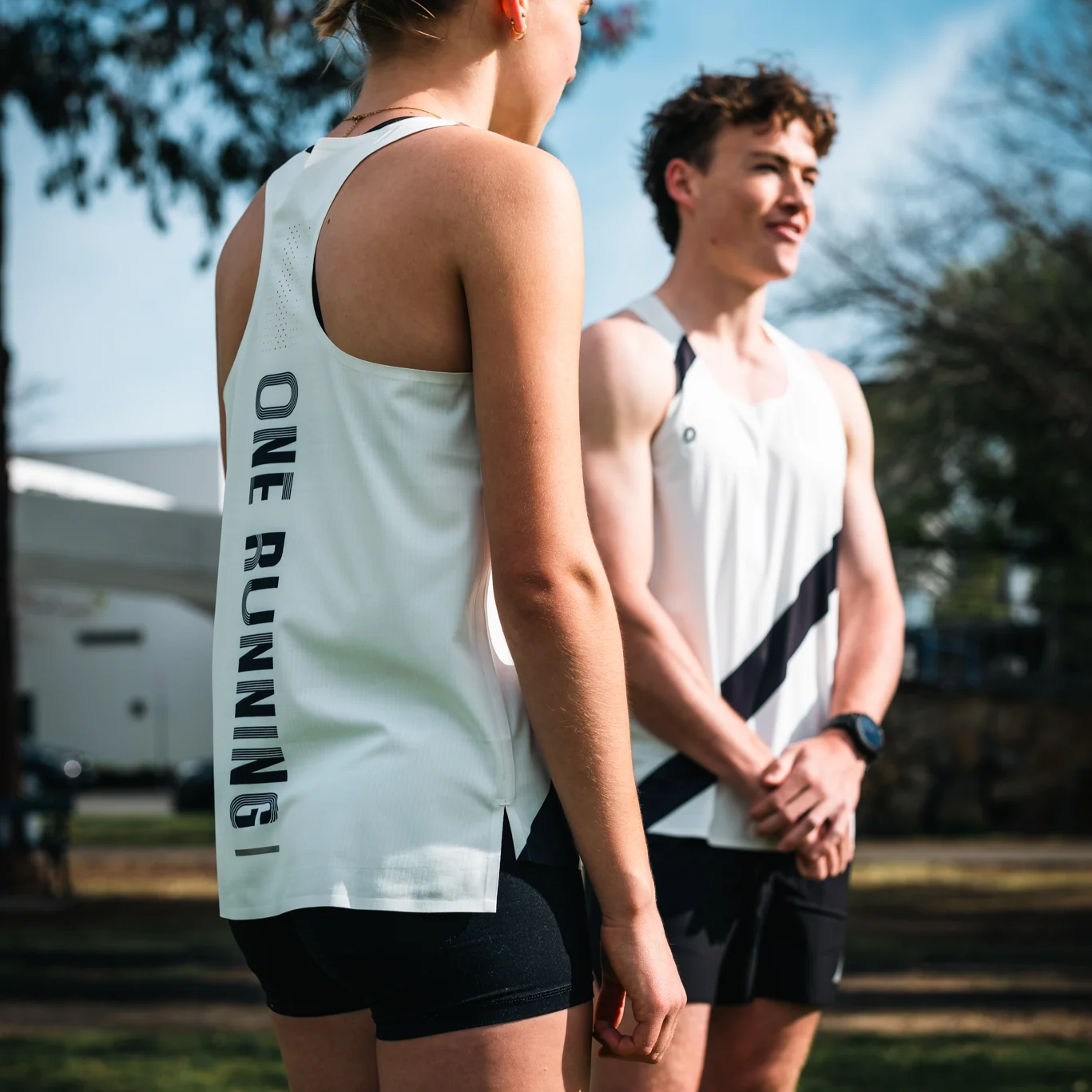 One Running Women's Victory Speed Tech Singlet Eclipse