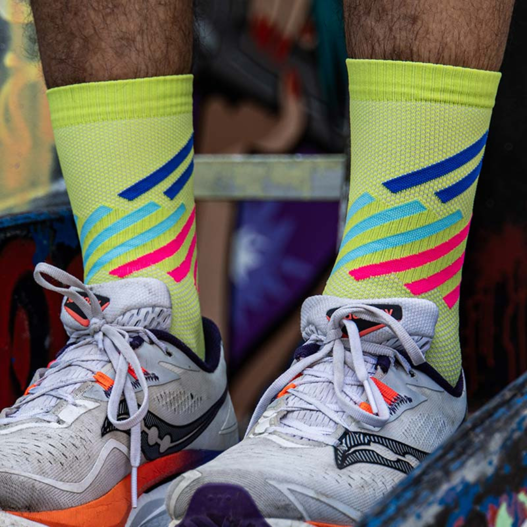 BV Sport Socquette Light Run "Haute" Socks (MIAMI)