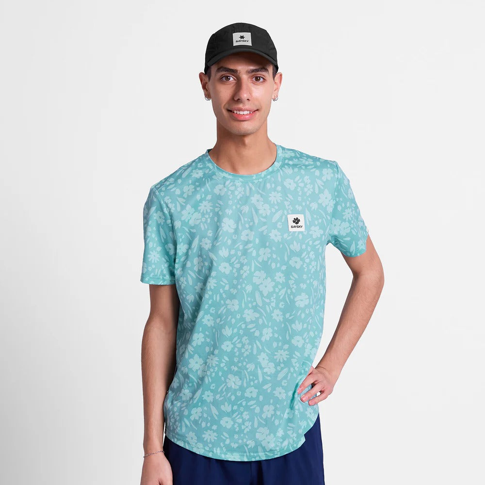 SAYSKY Men's Flower Combat T-Shirt