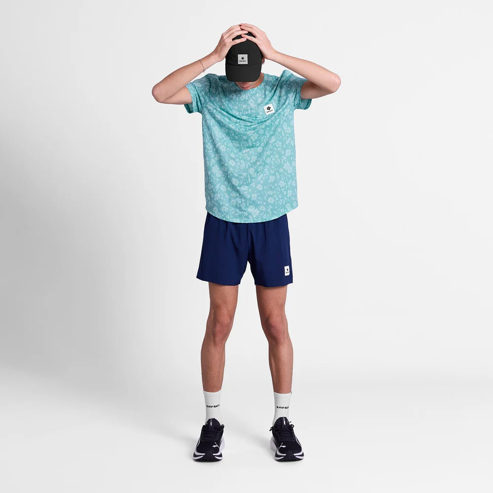 SAYSKY Men's Flower Combat T-Shirt