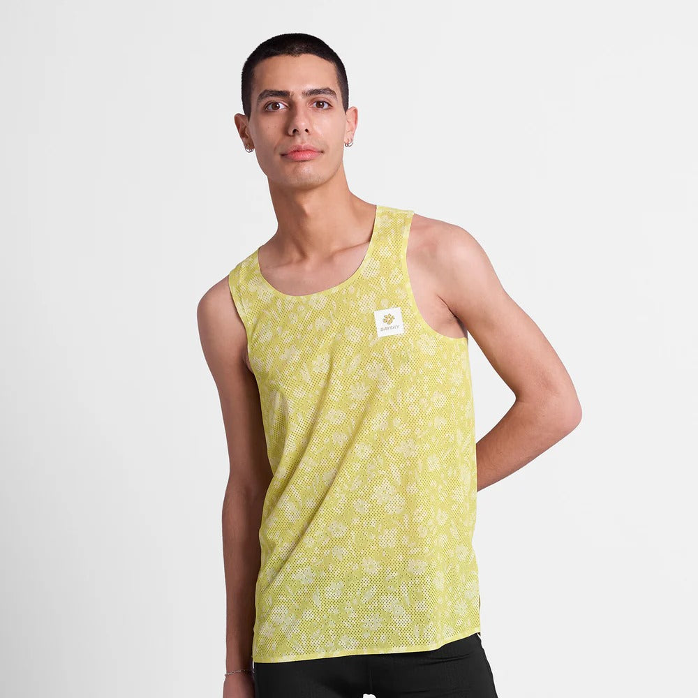 SAYSKY Men's Flower Flow Air Singlet