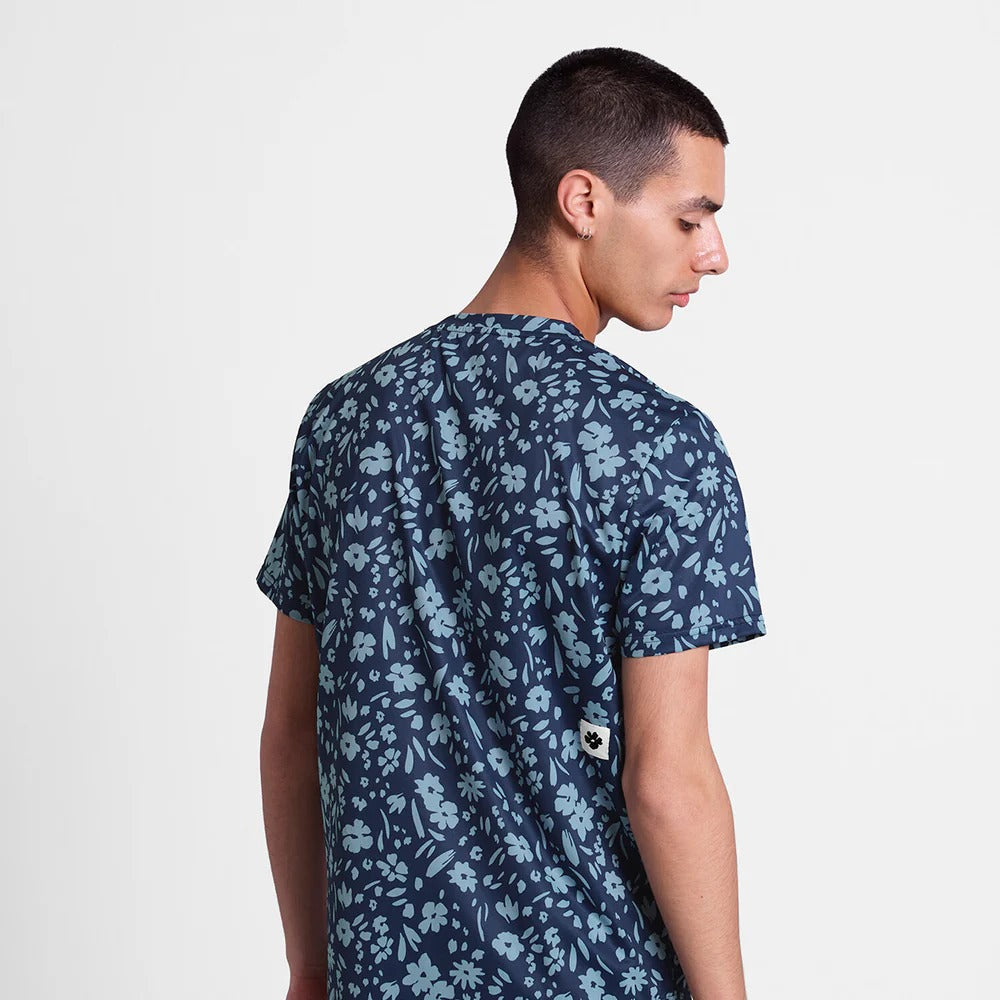 SAYSKY Men's Flower Combat T-Shirt