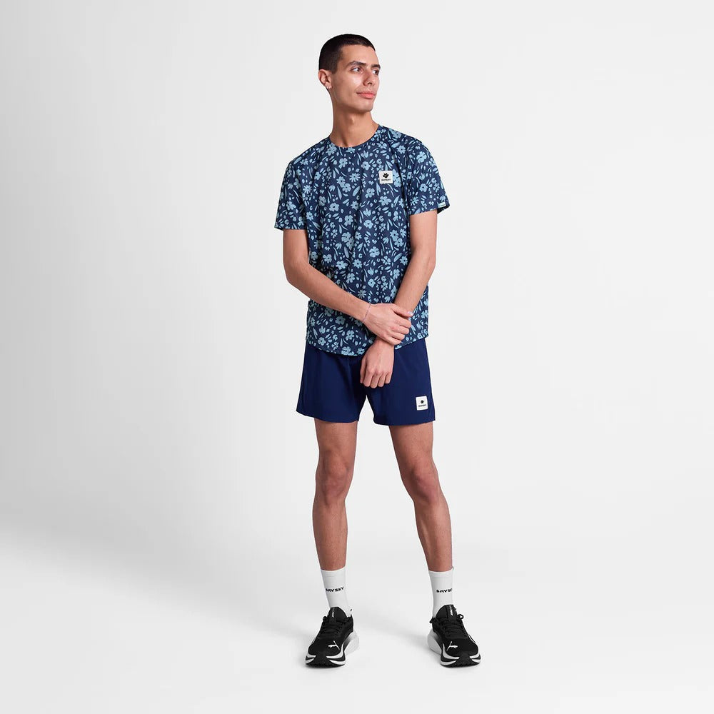 SAYSKY Men's Flower Combat T-Shirt
