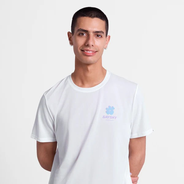 SAYSKY Men's Flower Combat T-Shirt