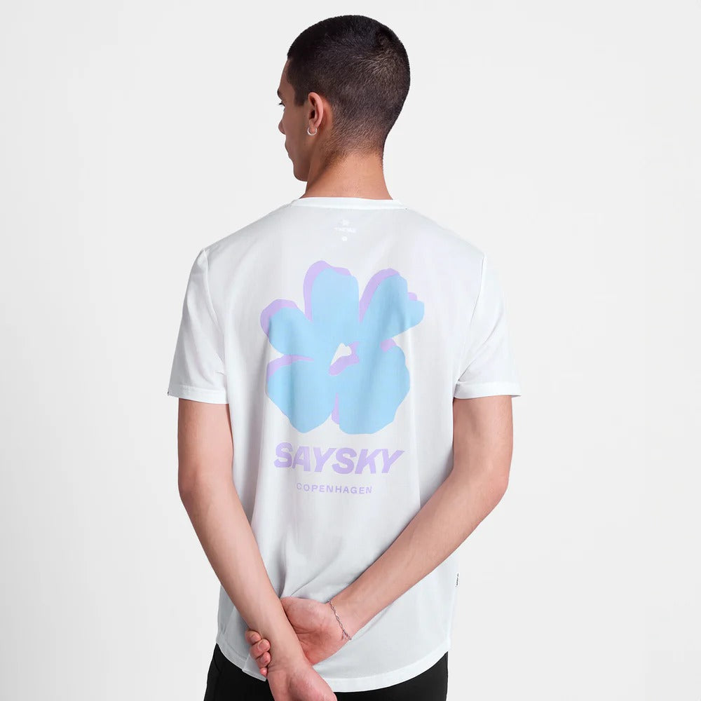 SAYSKY Men's Flower Combat T-Shirt