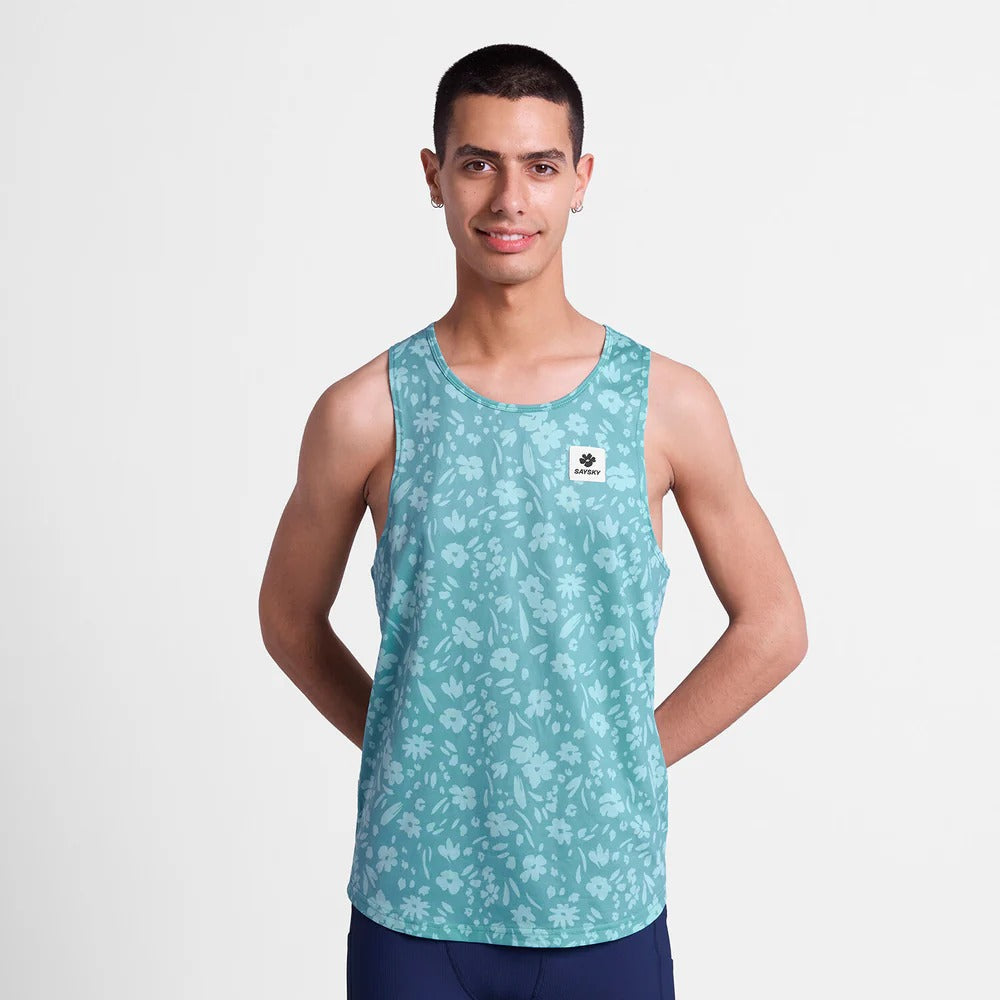 SAYSKY Men's Flower Combat Singlet