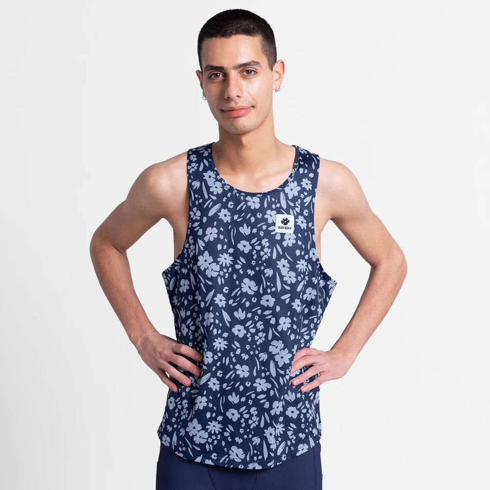 SAYSKY Men's Flower Combat Singlet