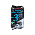 Zappy Icy Refresh Body Wipes (20 Sheets)