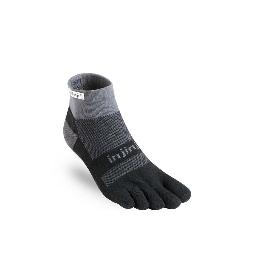 injinji Unisex's Run Midweight Mini‑Crew Socks (203230)