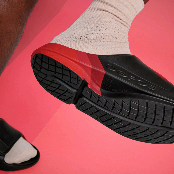 Oofos Unisex's OOahh Sport Flex Sandal (OF1553)