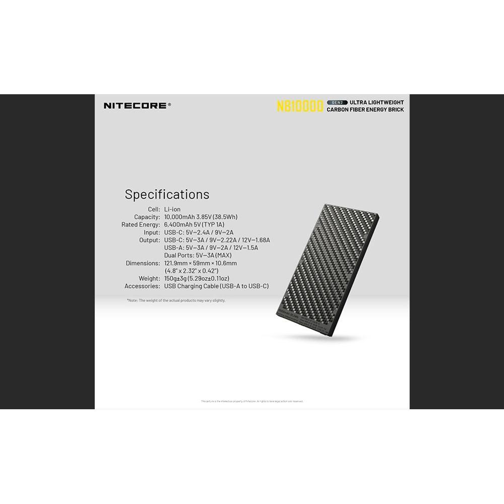 Nitecore NB10000 Portable Battery (Gen 2)