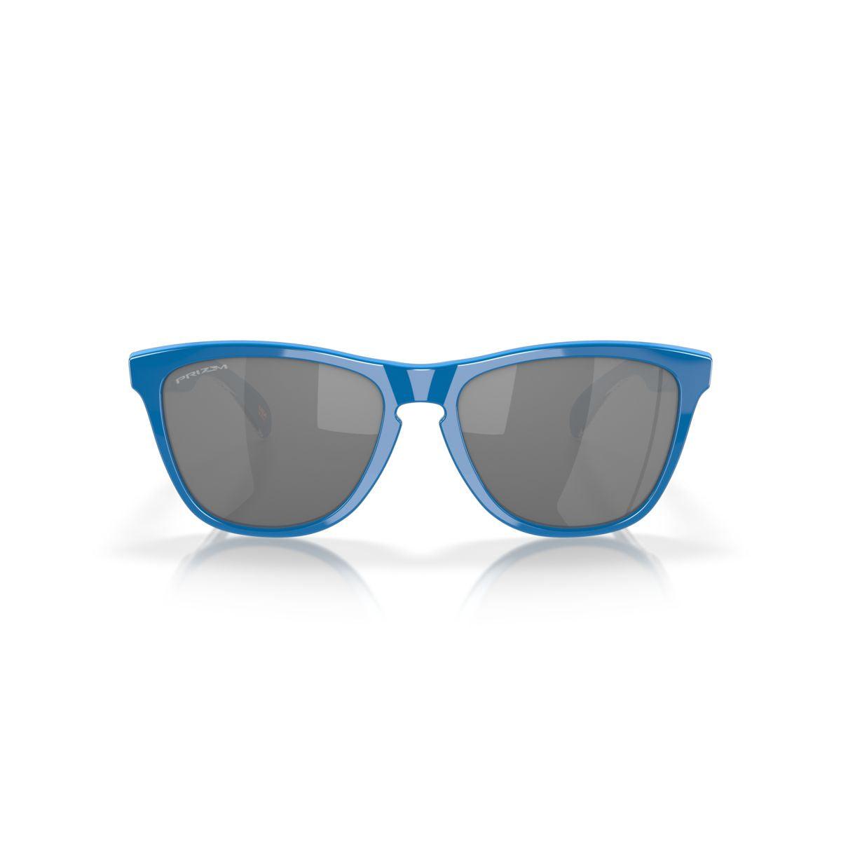Oakley Frogskins (Low Bridge Fit) Hi Res Polished Sapphire/Prizm Black 0OO9245-9245C9